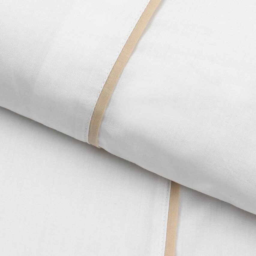 Close up caramel flat piping